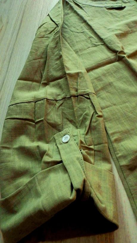 Zelená/khaki letná blúzka, v. l/xl, l