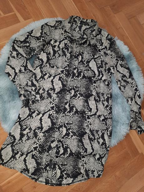 Košelová tunika s hadím vzorom, s