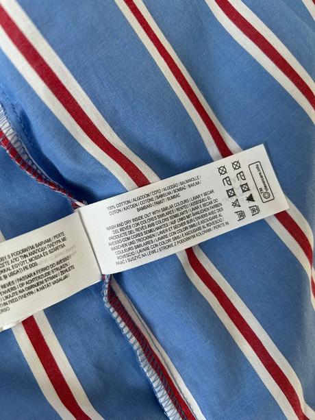 Primark pruhovaná košeľa s nafúknutými rukávmi, primark,l