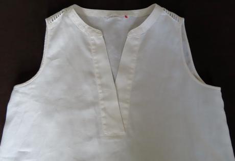 Biela ľanová blúzka, top gerry weber, veľ. l, gerry weber,l