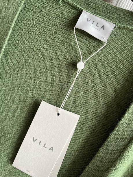 Vila kardigán/sveter zelený vel.xs-s, 34 / s / xs