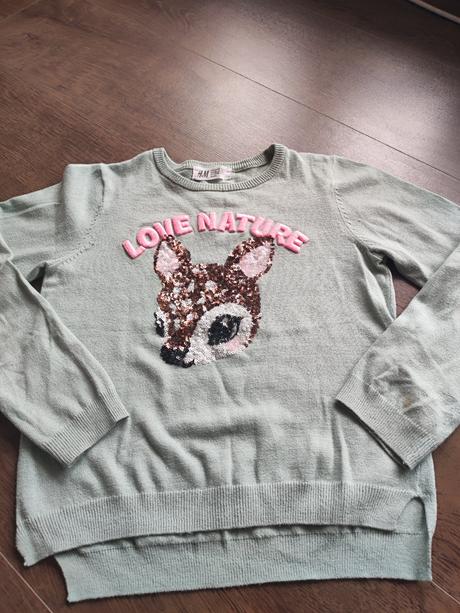 Detský sveter, h&m,122