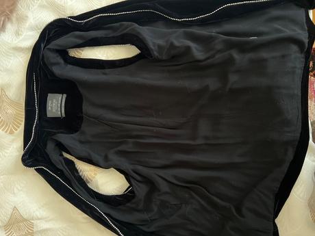 Bershka zamatová vesta, bershka,m