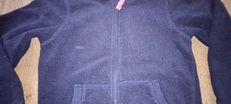 Tmavo modrá mikinka, lupilu,110