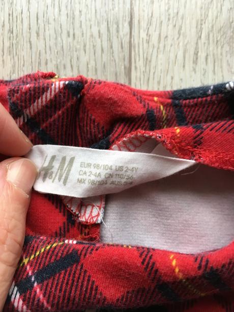 Dievčenské šaty s kapsičkami zn. h&m, h&m,98