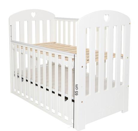 Detská drevená postieľa iga so sťahujúcim , 120x60, šírka (cm): 60,dĺžka (cm): 120