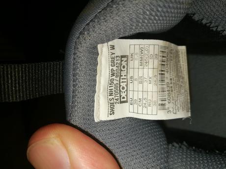 Turistické nepremokavé topánky 39, quechua,39