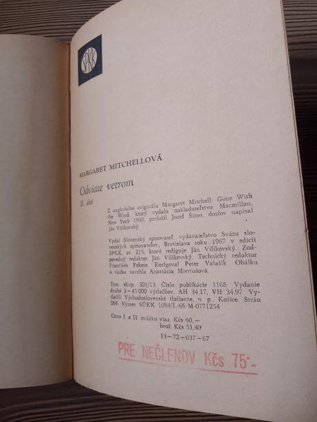 Margaret mitchellová - odviate vetrom 1,2, 