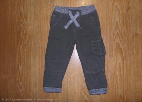 Olivové termo nohavice, lupilu,92