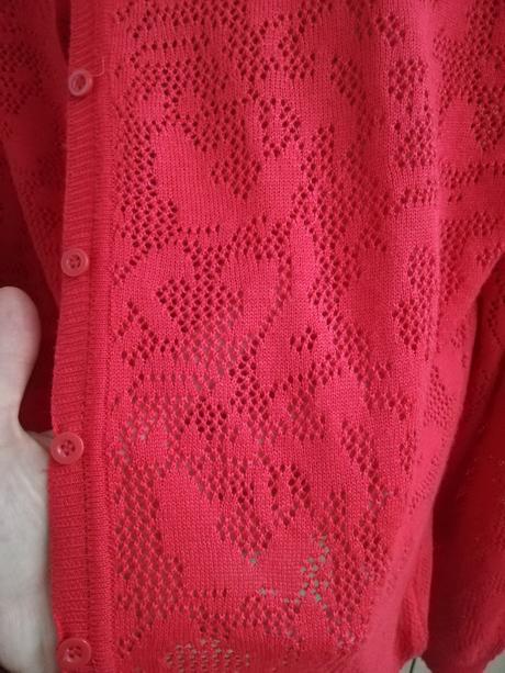Letný červený svetrik, yessica,l