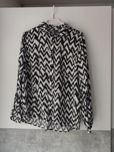 Blúzka košeľa, h&m,s