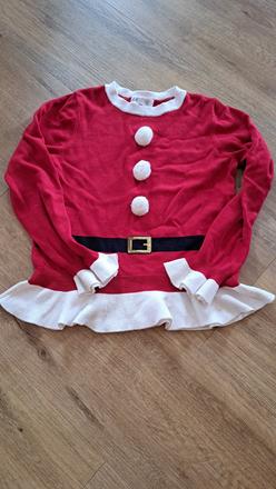 Vianočny svetrik hm, h&m,134