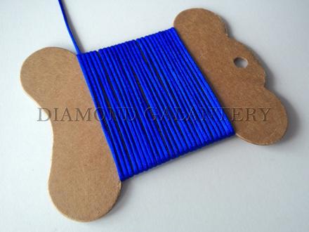 Shamballa šnúrka saténová 1,5 mm kráľovská modrá, 