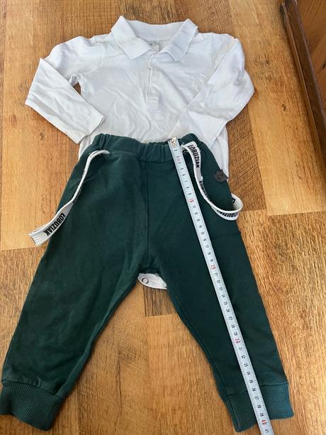 Súprava - nohavice a body, h&m,80