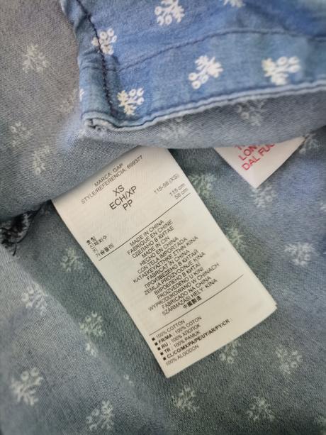 Riflova košeľa, gap,110