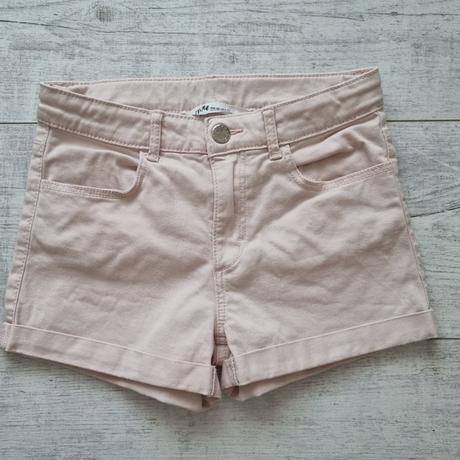 H&m rifľové kraťase na 9/10rokov, h&m,140