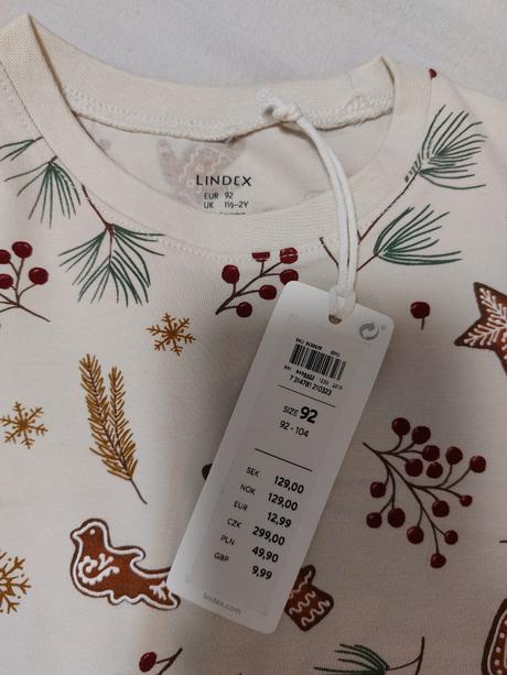Vianocne tricko, lindex,92