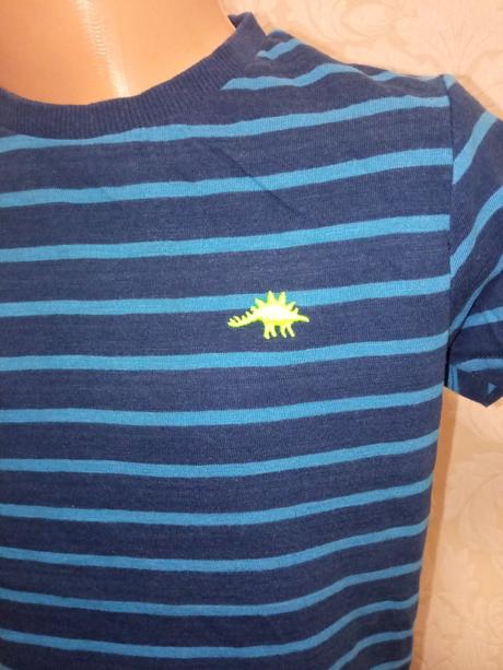 Chlapčenské pásikavé tričko s dinosaurom f&f (116), f&f,116