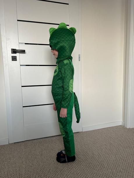 Pj masks pyžamové masky gecko kostym na maskarny, 