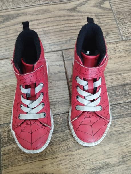 Zateplené topánky spideman, h&m,30