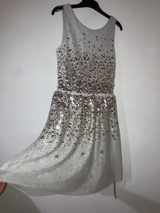 Dievčenské slávnostné tylové šaty, h&m,146