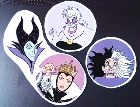 Nálepky - disney villains, 