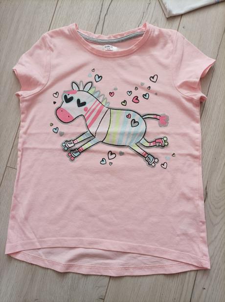 Dievčenské tričká 116/122 22kusov, reserved,116