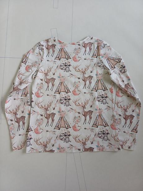 Tričko - lesné zvieratká, 134