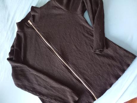 Pulóver na zips, xl