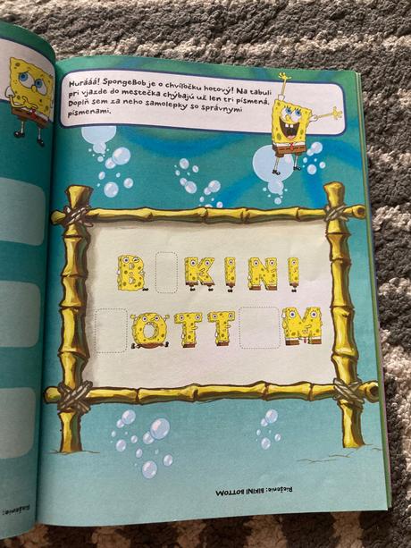 Spongebob knižka pre predškolákov,
