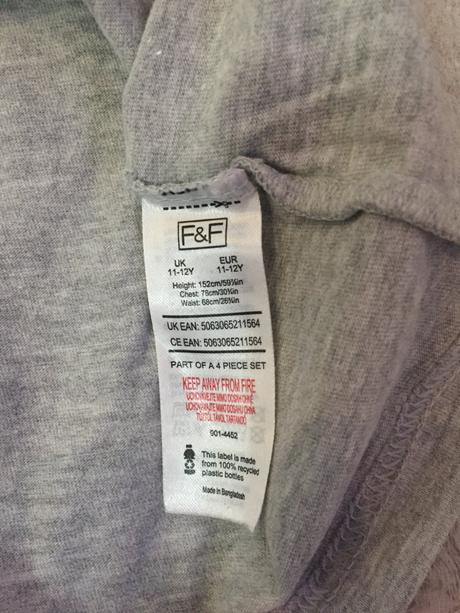 Chlapčenske pyžamo dino 2ks, 11-12 rokov, f&f,152