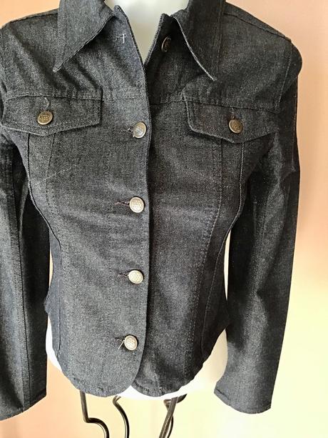 Trblietava riflova bunda, xs