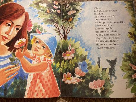 Krásna stará retro miniknižka aha, oco ako rastiem, 