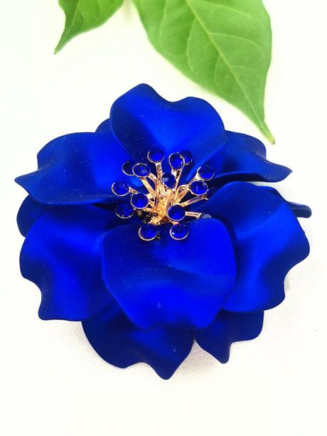 Bijou brigitte - brošňa s modrým okvetím, bijou brigitte