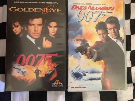 2x vhs 007 james bond,
