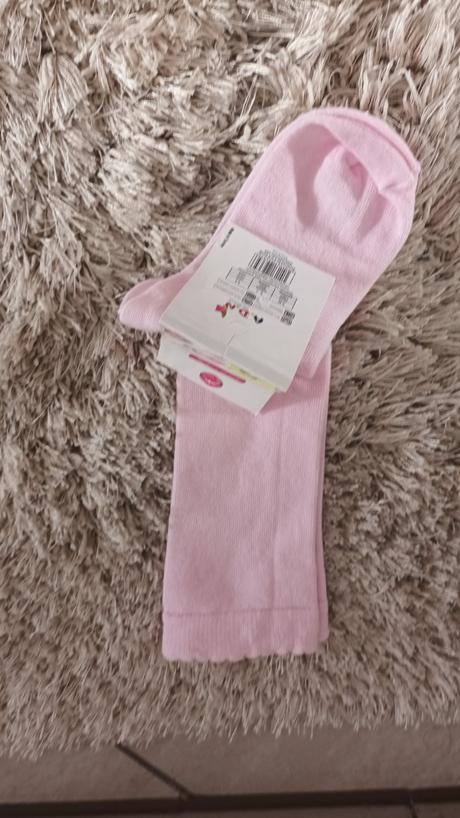 Kvalitné ružové podkolienky, 35