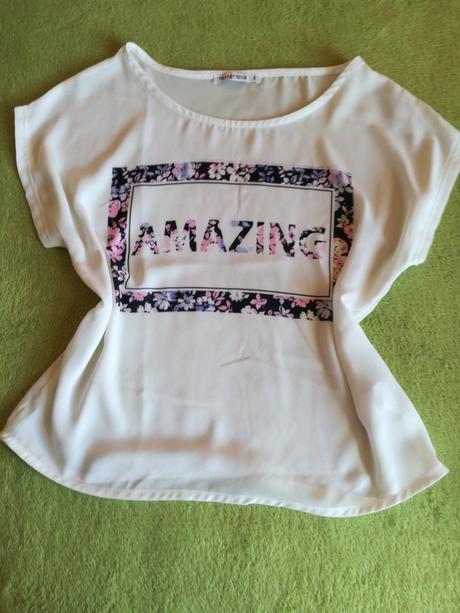 3x blúzky- tričko s, terranova,158