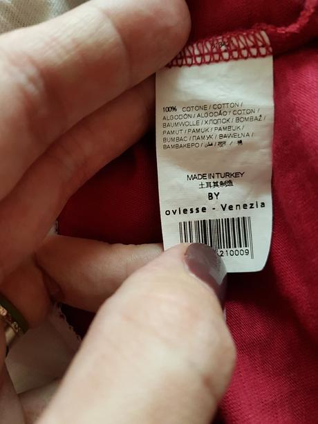 Predĺžené bavlnené italy tričko top vel.l/xl, l