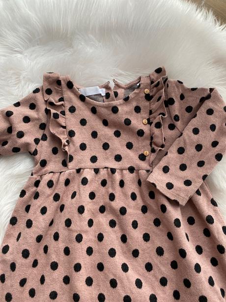 Teplejšie šaty zara s volanikmi, zara,104