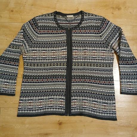 Teplý sveter s nórskym vzorom, c&a,xl