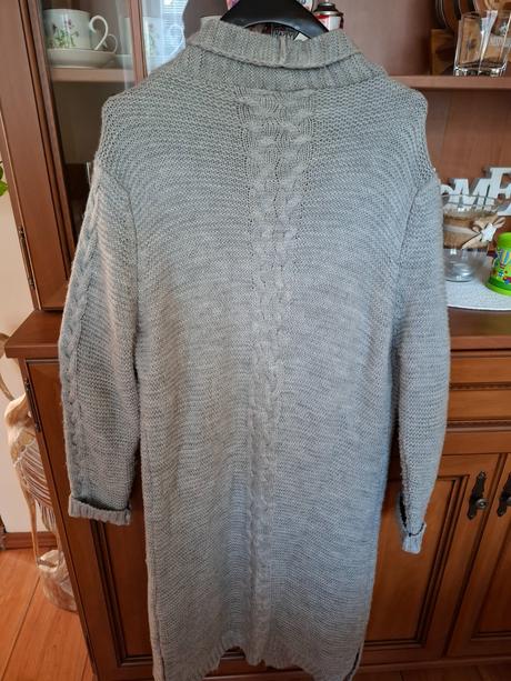 Dlhý sveter kardigán, 