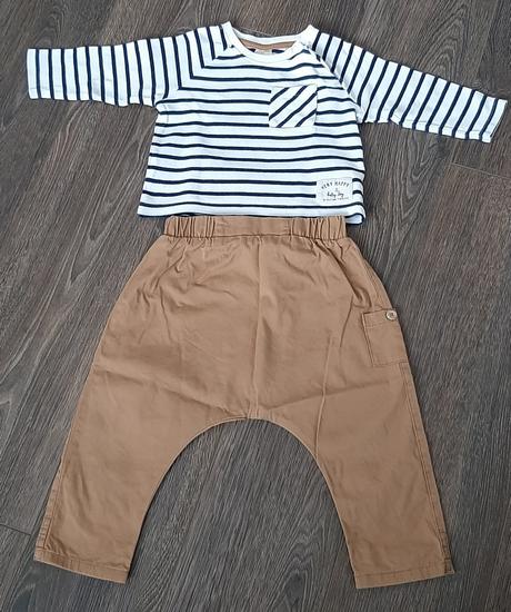 H&m suprava tricko&nohavice velk.68, h&m,68