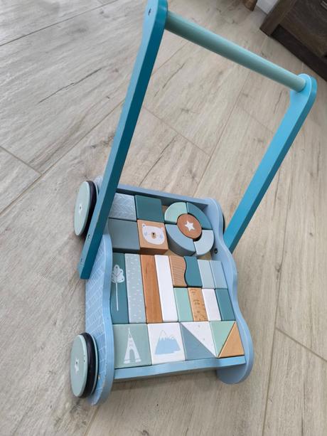 Vozík s kockami / chodítko little dutch, 