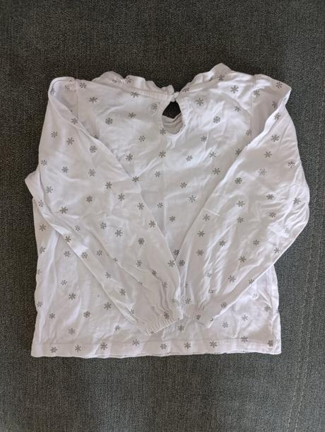 Dievčenské tričko s vločkami, pepco,116