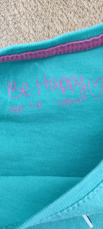 2x dievčenské tričko, 128