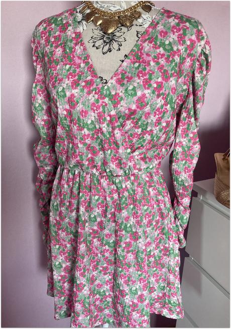 Mini šaty s kvetinovým vzorom, reserved,m