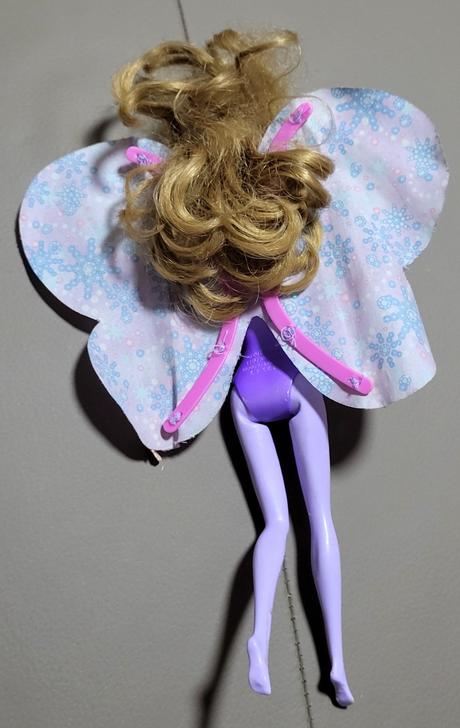 Mini bábika barbie víla (fairytale magic) s krídla,