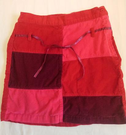 Červene farebná sukňa chiboogi, h&m, 122-128 cm, h&m,128