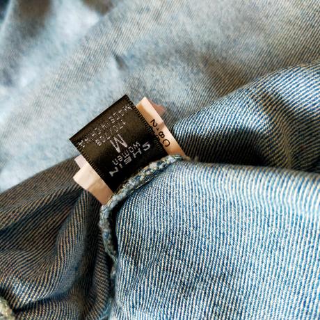 Riflový crop top, m