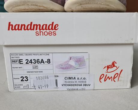 Kožené sandale emel 23, 23